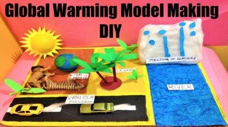 global warming model for school science exhibition model