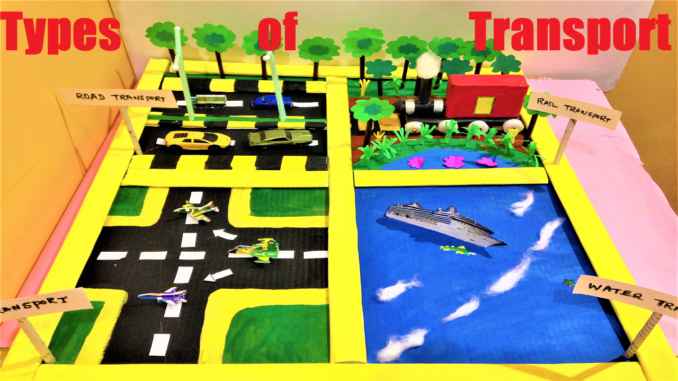 Types Of Transport School Project Model For Science Exhibition Diy School Project Working And Non Working Models For Science Exhibitions Or Science Fair