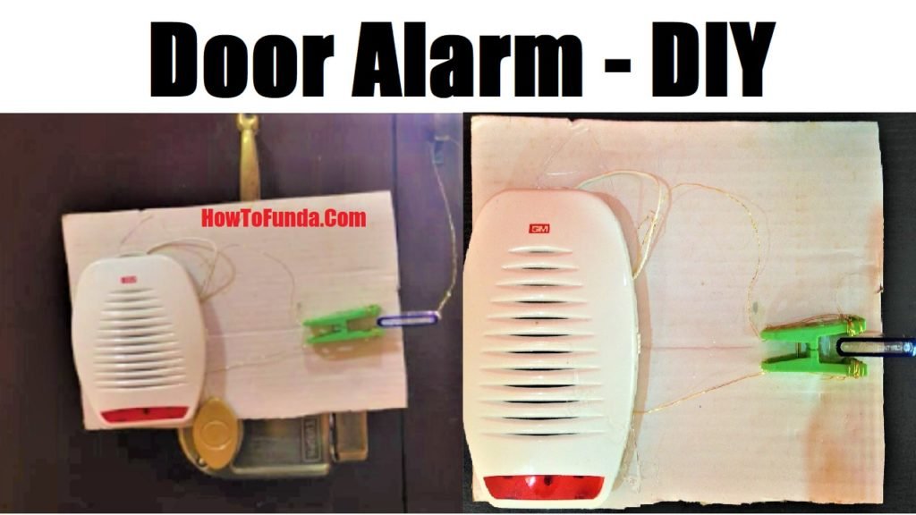 Door alarm or theft alarm working model