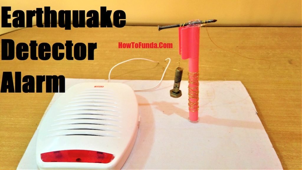 earthquake detector alarm working model