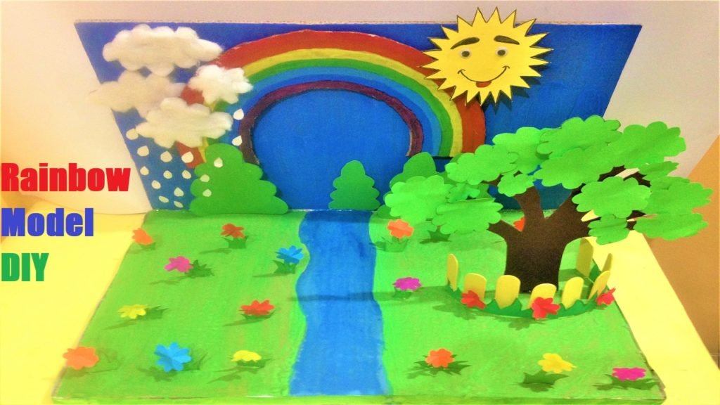 Rainbow model for a school project
