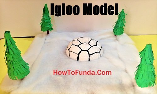 igloo model making diy