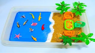 sea model for project | mini beach model 