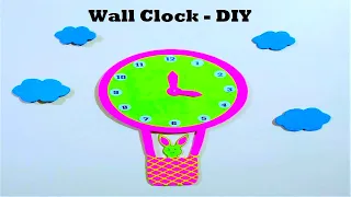 wall clock model making using cardboard craft ideas | diy 