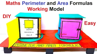 maths perimeter and area formulas working model