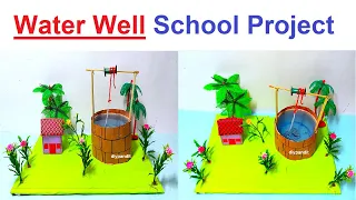 water well for school science project - diy - science exhibition