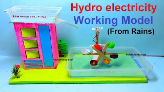 hydroelectricity working model - diy science project