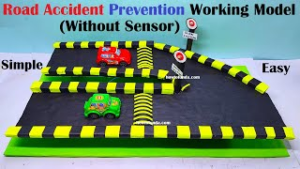 road accident prevention project working model