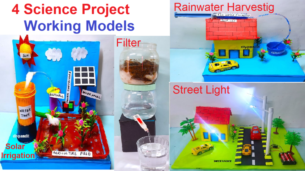 4 best science project working model - diy - simple and easy 