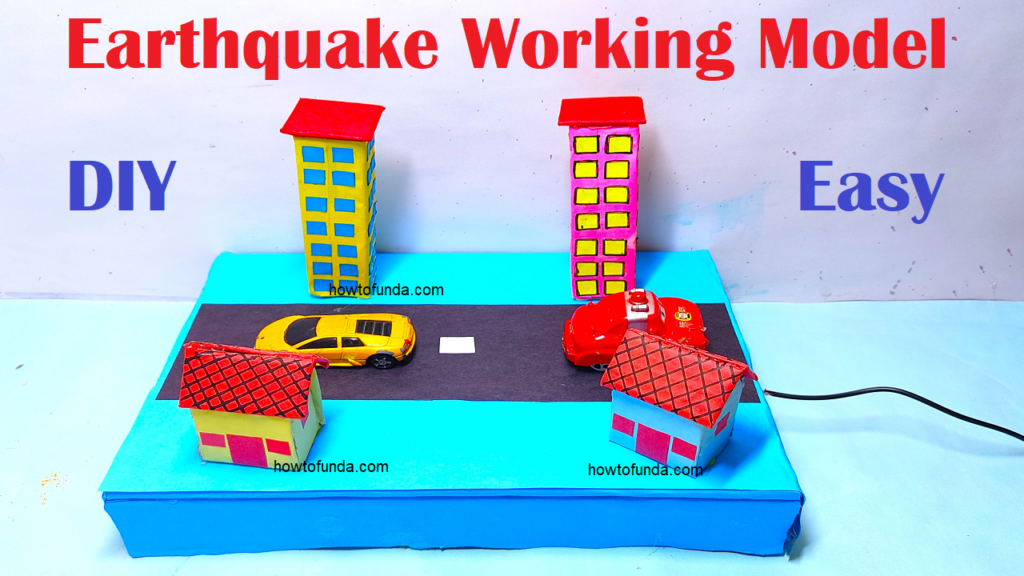 earthquake working model - simple and easy for science exhibition 