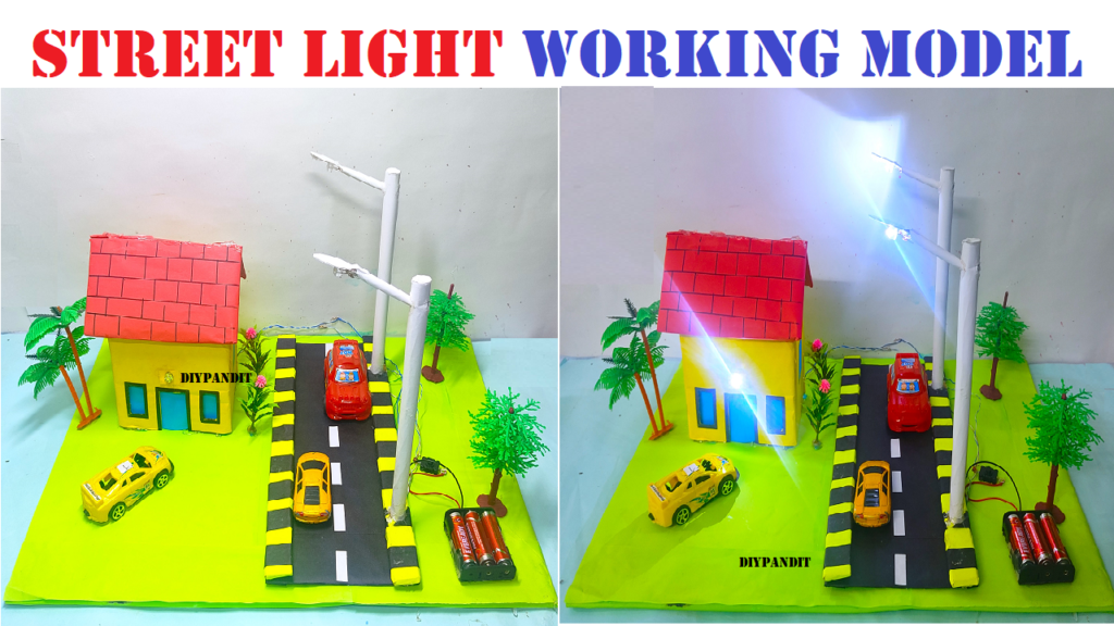 street light working model science project & house light working model simple and easy | DIY pandit