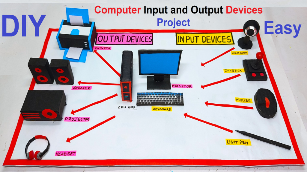 how-to-make-computer-input-and-output-devices-project-model-diy