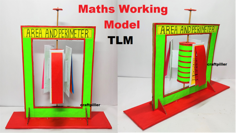 How To Make Area And Perimeter Working Model Maths Tlm Working Project