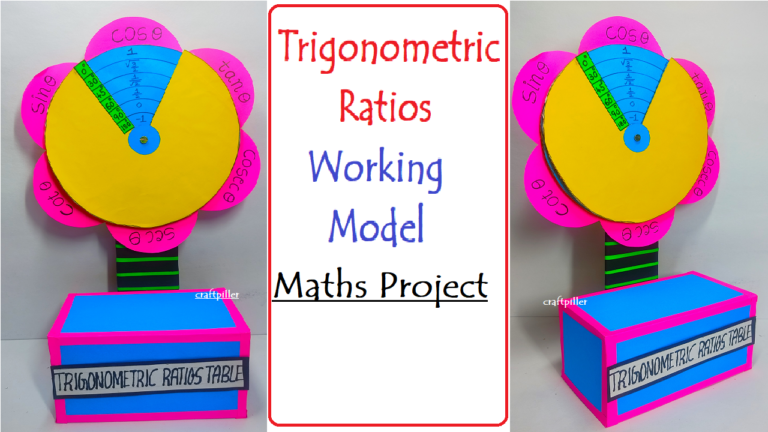 How To Make Trigonometric Ratios Working Model Maths Project