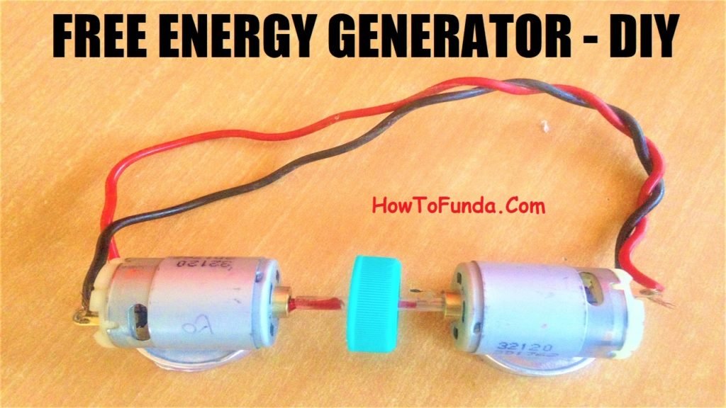 How To Make Generator using DC Motor for School Science Exhibition ...