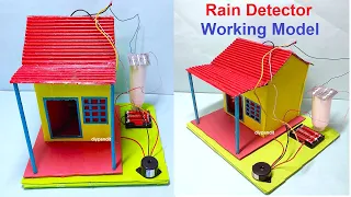rain detector working model for science exhibition - diy