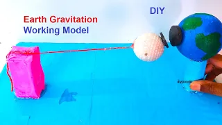 Earth Gravitation Working Model Science Project