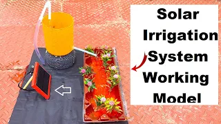 25 working models of solar power irrigation systems - Science Projects ...