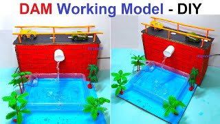 DAM WORKING MODEL for school science project exhibition