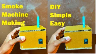 mini smoke machine making (working model) at home simple and easy - science project