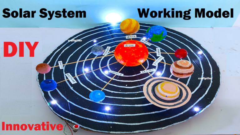 Solar System Working Model Science Project Diy Innovative New