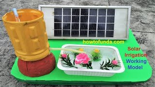 solar-irrigation-working-model