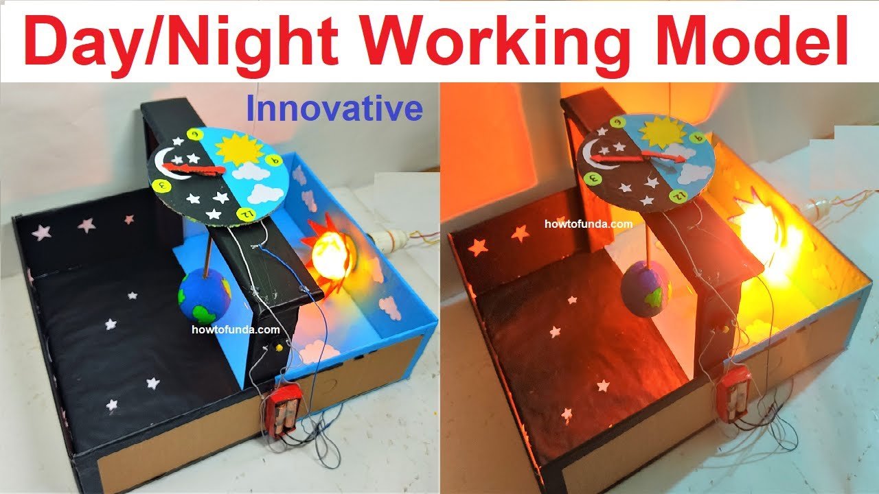 Day And Night Working Model Explanation At Science Exhibition Or 