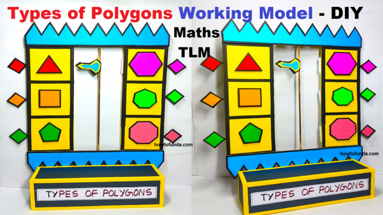 How To Make Math Project 2D And 3D Polygon Shapes Working Model Making ...