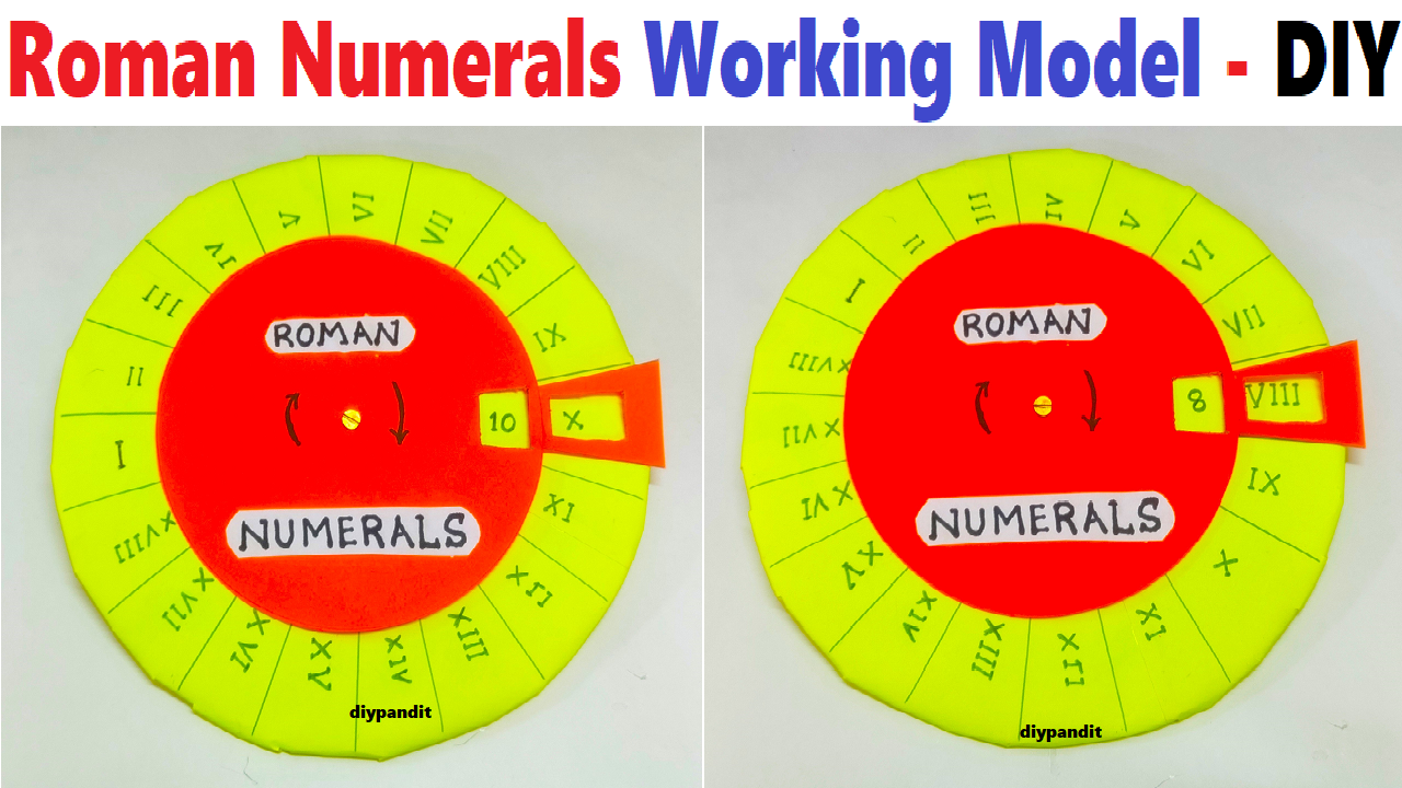 working-model-of-roman-numerals-using-cardboard-science-projects