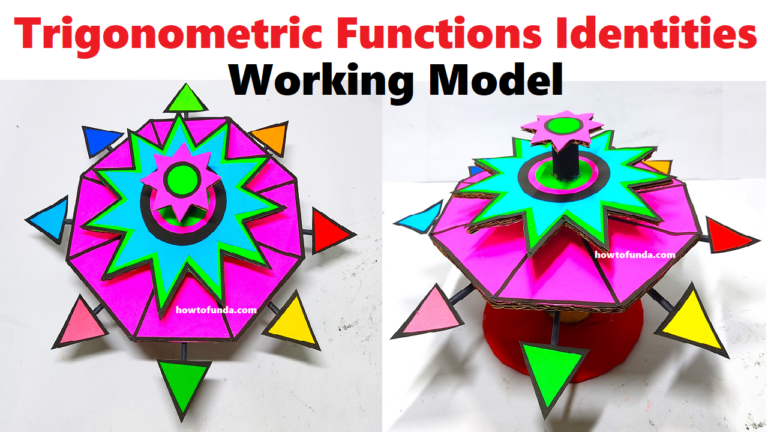 How To Make Working Model For Trigonometric Identities Maths Project ...