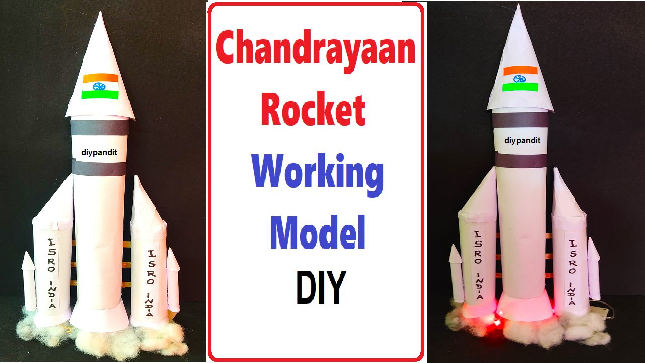 chandrayaan working model for science exhibition - diy - diypandit