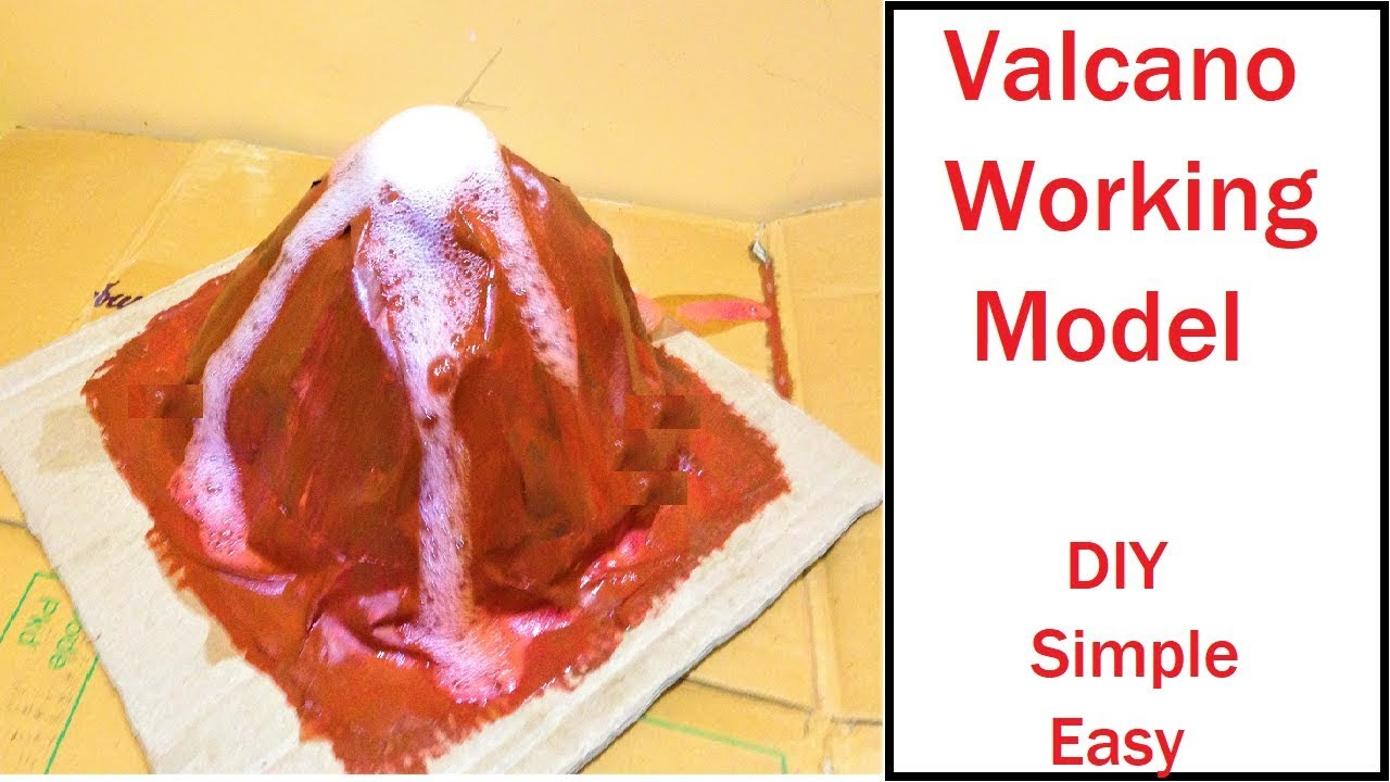 volcano-eruption-working-model-making