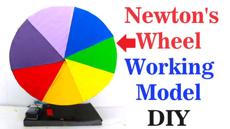 How to make Newton’s Wheel working model for a science exhibition ...