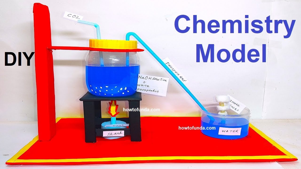 How To Make Chemistry Model For Science Exhibition Science Projects 