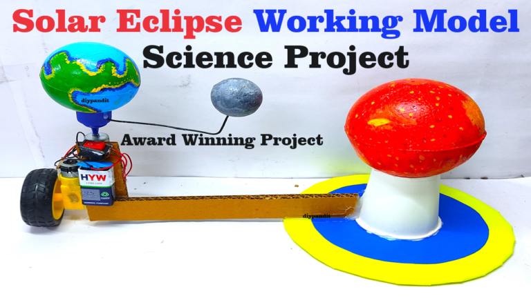 How To Make Solar Eclipse And Lunar Eclipse Working Model Science 