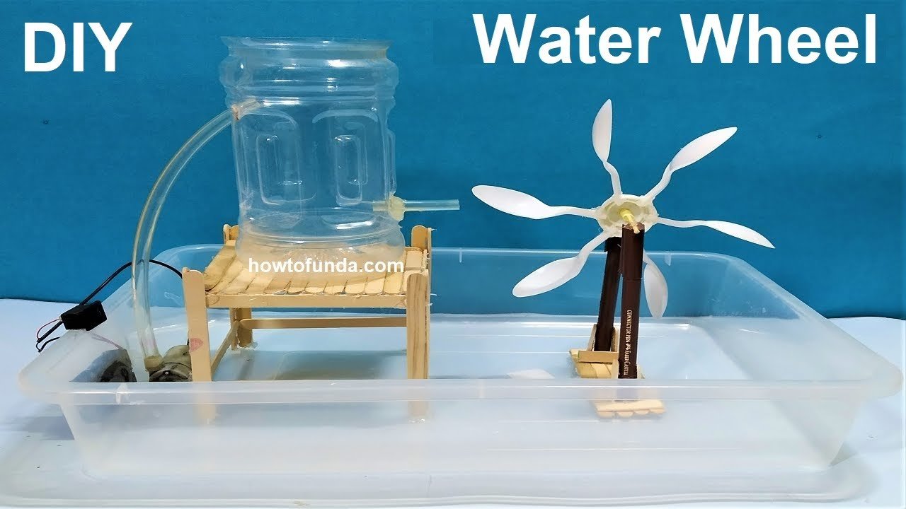 water-wheel-working-model