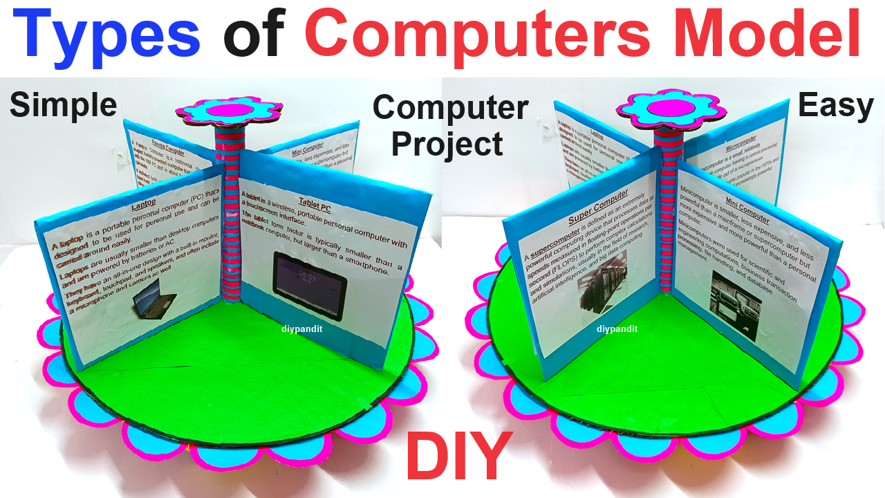 types-of-computers-model-making-diypandit-in-simple-and-easy-steps-computer-project-diy