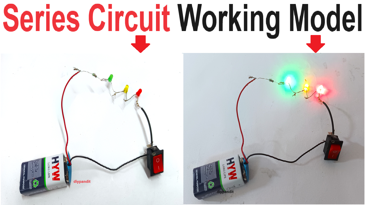 series circuit working model science exhibition - diy - diypandit