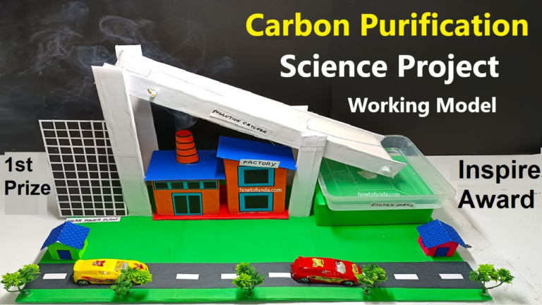 how to make carbon purification working model for industrial pollution ...