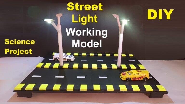 Street Light Model Project Building How to Make Streetlight Working Model - Science Projects | Maths TLM ...