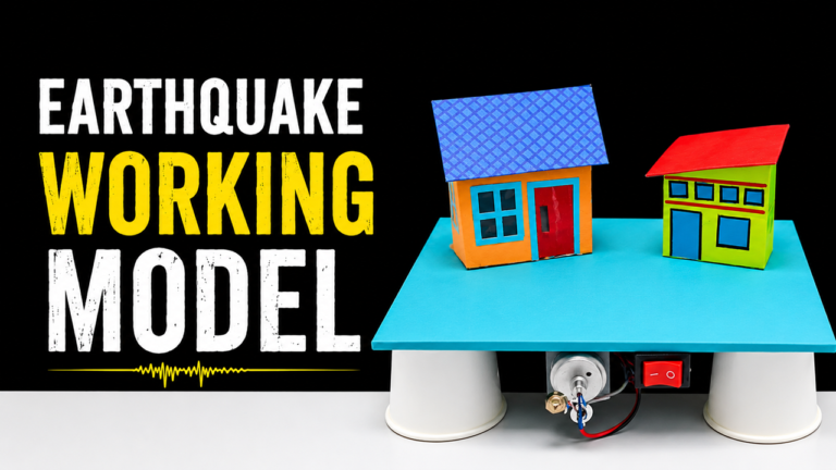 How To Make Earthquake Working Model for Science Exhibition (DIY ...